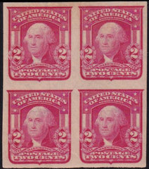 US 320 Bureau & Regular Issues Mint H XF Block Bright Color- Large Margins