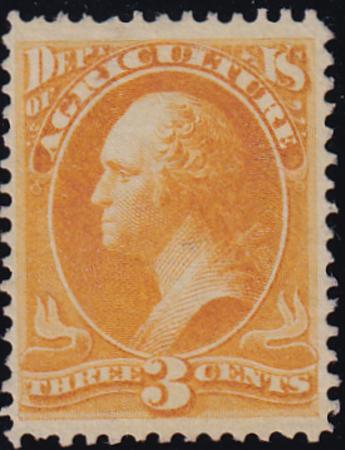 US O3 Officials Mint VF No Gum - Beautiful!