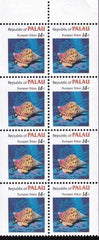 US 75a Trust Territories Palau NH VF 1985 Definitive Set 14¢ Bklt. Pane