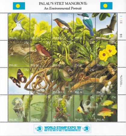 US 221 Trust Territories Palau NH VF WSE Fauna M/S