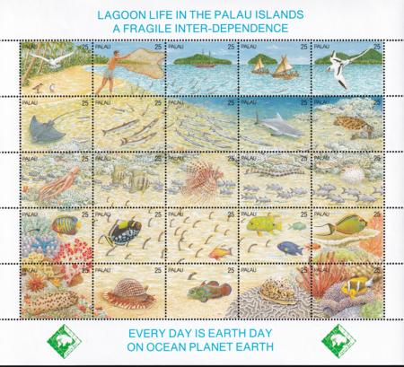 US 246 Trust Territories Palau NH VF Lagoon M/S