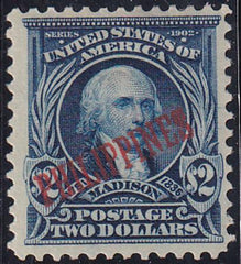 US Possessions - Philippines 238 Mint H F-VF+ Rich Color, PF Cert. ONLY 695 Issued!