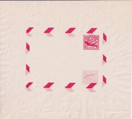 US 1947 UC16E30 Postal Stationary Essay, Chillicothe Paper Co