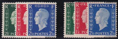 France 503 Unissued Set Mint NH 1945 Free France Unissued Set. Pencil Signed With Soroni Cert.