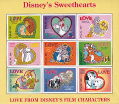 US 393 Trust Territories Palau NH VF Disney Sweethearts M/S