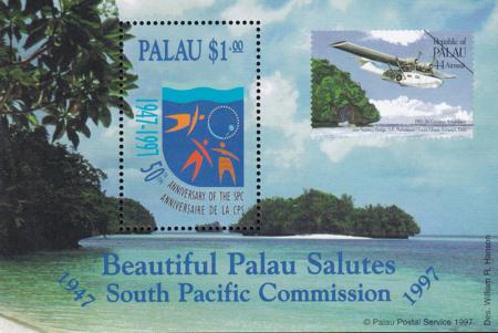 US 413 Trust Territories Palau NH VF S. Pacific Commission S/S