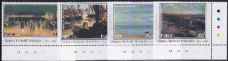 US 733-36 Trust Territories Palau NH VF James McNeill Whistler