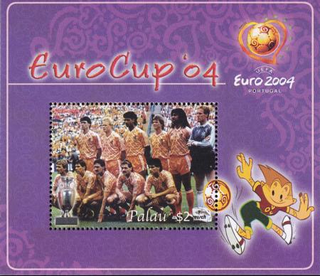 US 780 Trust Territories Palau NH VF Soccer Euro-Cup S/S