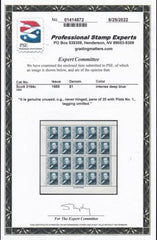 US 2194c NH VF/XF Full Sheet Of 20 Tagging Omitted