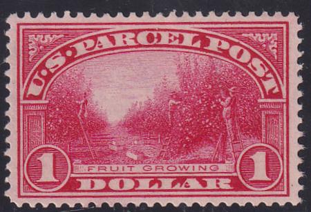 US Q12 Parcel Post Mint LH XF