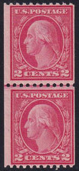 US 450 Washington / Franklin Mint NH F-VF Line Pair