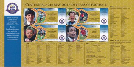 US 799 Trust Territories Palau NH VF FIFA Soccer M/S