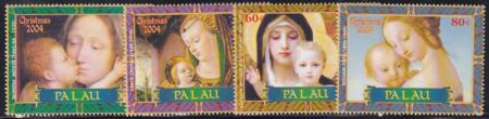 US 804-7 Trust Territories Palau NH VF Christmas