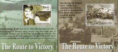 US 823-24 Trust Territories Palau NH VF Route To Victory S/S