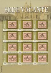 US 841 Trust Territories Palau NH VF Vatican Sede Vacante M/S Of 12