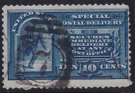 US E4 Special Delivery Used F Neat Cancel - Completely Sound