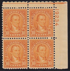 US 642 NH VF Plate Block
