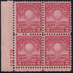 US 655 NH F-VF Plate Block
