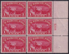 US Q1 Parcel Post NH VF-XF Plate Block