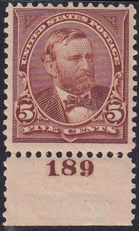 US 270 Bureau & Regular Issues NH F-VF+ Plate # Single