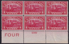 US Q4 Parcel Post LH F+ Wide Bottom #6360 W/Imprint