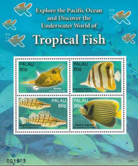 US 922 Trust Territories Palau NH VF Tropical Fish M/S