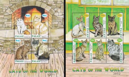 US 968-69 Trust Territories Palau NH VF Cats M/S