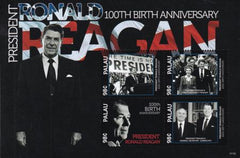 US 1039 Trust Territories Palau NH VF Ronald Reagan Sheet