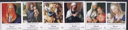US 1118-23 Trust Territories Palau NH VF Christmas Set Of 6