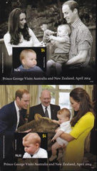 US 1220-21 Trust Territories Palau NH VF Prince George Visits S/S