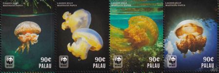US 1257 Trust Territories Palau NH VF .90 WWF Block Or Strip