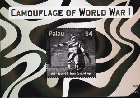 US 1268 Trust Territories Palau NH VF WWI S/S