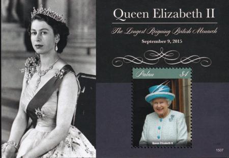 US 1274 Trust Territories Palau NH VF Queen Elizabeth S/S