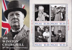 US 1287 Trust Territories Palau NH VF Sir Winston Churchill Sheet