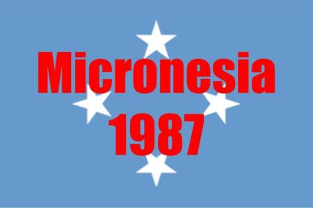 US Trust Territories Micronesia NH VF 1987 Complete Year Set