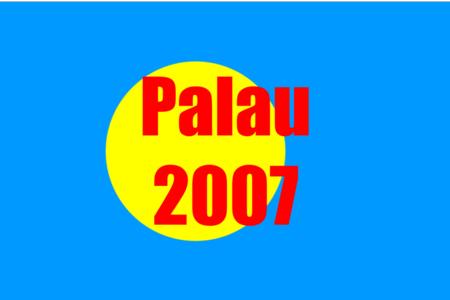 US Trust Territories Palau NH VF 2007 Complete Year Set