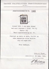 Iceland 52 NH Just F Signed w DFP Cert