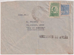Brazil 1941 Unlisted Crash Cover stamped "Accidente de Aviao"