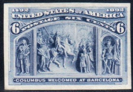 US 235P3 VF Mint 6c India Proof