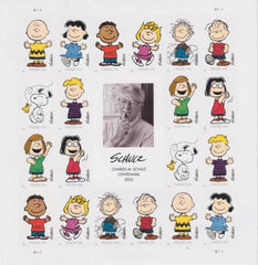 US 5726a Modern Imperf Charles Schulz Sheet