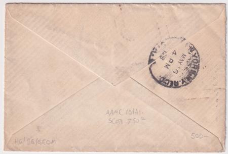 US 1918 C3 on First Trip  Washington DC - NY  Cover