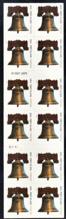US 4127a Var. Convertible Booklets of 20, Plate # S11111, Solid Tagging