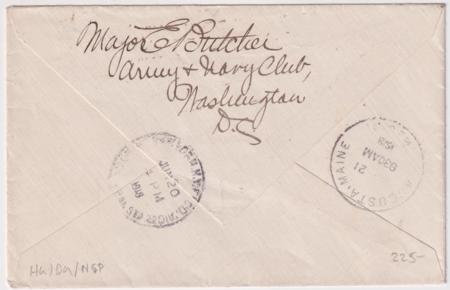 US 1918 C3 on Washington - Maine Flight