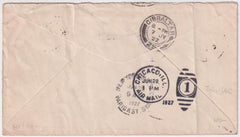 US 1927 Cover sent Air Mail via Comm. Byrd's Aeroplane "America"
