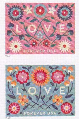 US Modern Imperf 2022 Complete Year Set - Singles
