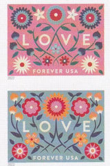 US Modern Imperf 2022 Complete Year Set - Singles