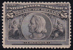US 245 Early Commemoratives Mint H VF Slight Hinge Remnant