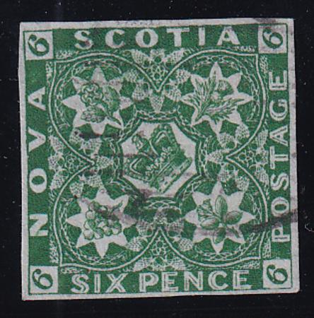 Nova Scotia 5 Used VF 4 Margins, Light Thin