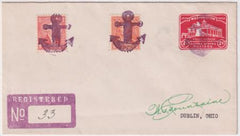 US Kentucky, Anchor 711, 714, U525 Fancy Cancel Cover, Anchor