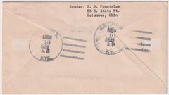 US Kentucky, Anchor 711, 714, U525 Fancy Cancel Cover, Anchor